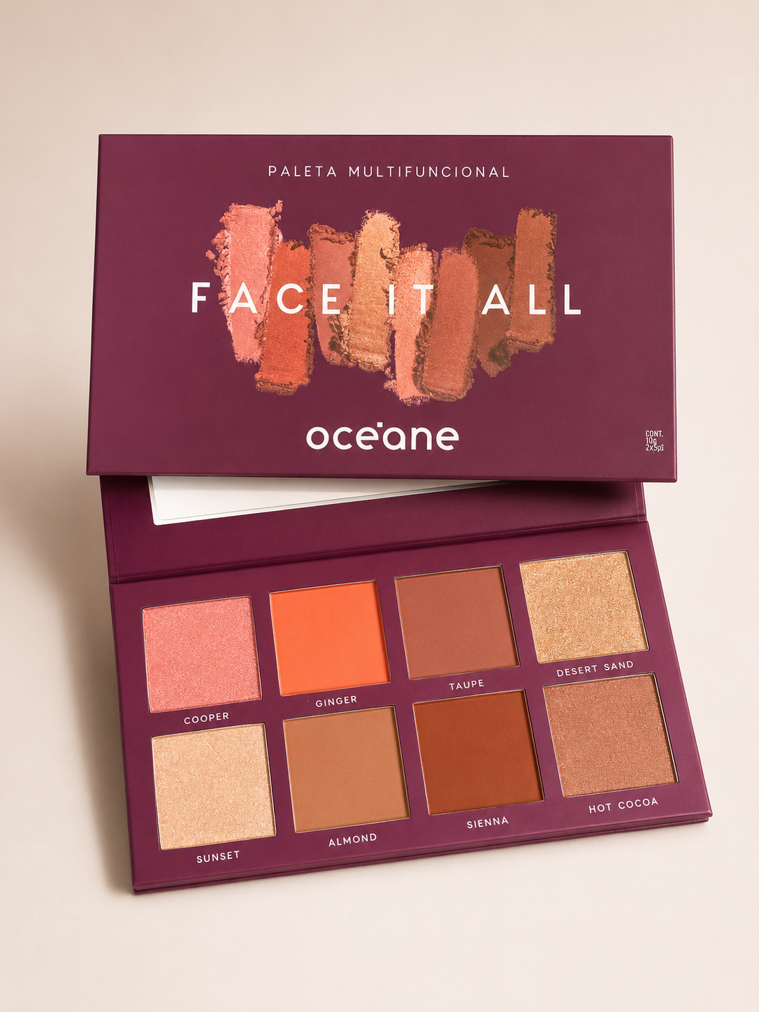 Paleta Multifuncional Face It All Océane Purple 25,6g