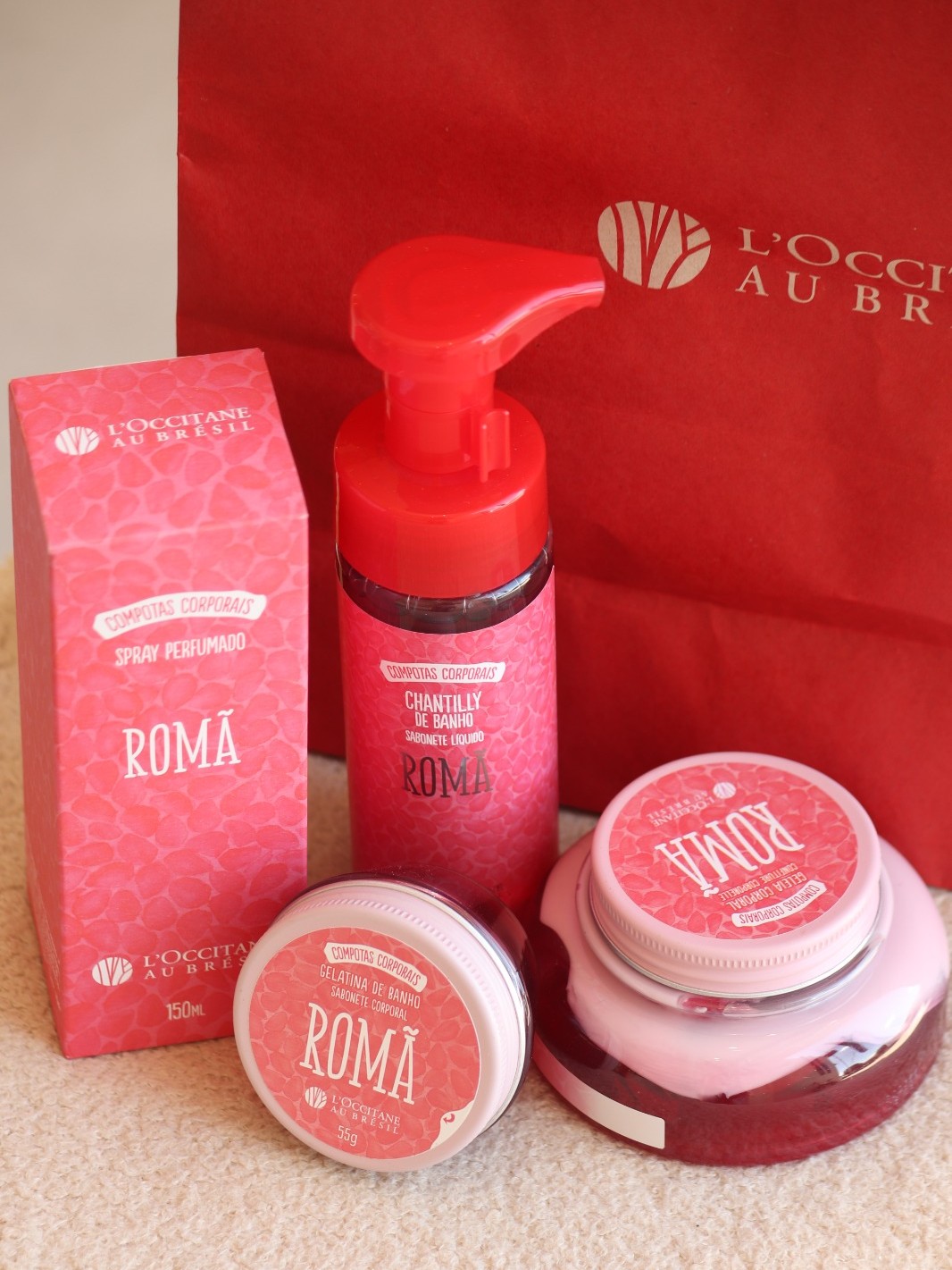 Kit Completo Romã Compotas Corporais